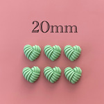 importアクリルカボション　グリーン　6個入り