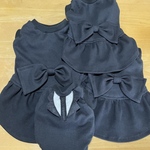 オーダーたらちゃん姉弟の黒ワンコ服