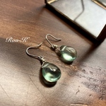 ✨silver925フローライトのピアス/イヤリング！