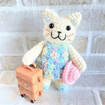 夏休み！☆３年ぶりの旅行がうれしい♪猫さん【ブルーハワイ】