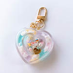 Cloud shaker keychain (unicorn-heart)