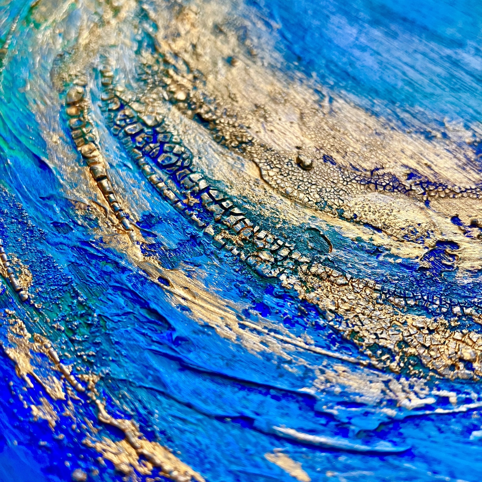 Blue Rose 絵画原画 アクリル画テクスチャーアート Blue Rose 絵画原画 アクリル画テクスチャーアート Blue Rose