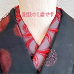 洗える刺繍半衿　紅