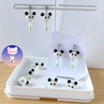 【Zooring】パンダの風鈴ピアス  発売記念特価中❣