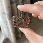 ミニチュア　アンティークパニエ