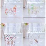 うちの子🐾組み合わせ自由🐾耐熱ガラスマグカップ⭐︎お名前入れ可能