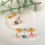 ぷっくりした⚫️️シェルピアス
