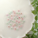 ドライフラワー素材1　カラフルかすみ草のセット　ミックス　花材　ミント　ピンク