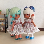 アンティーユ　花柄ワンピース（ピンク）
