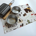 【特集掲載】アウトドアくまさん『ランチョンマット２枚』