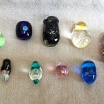 La.suwagee 手作りトンボ玉 まとめて10個e