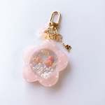 [7月28日販売] Dots flower shaker keychain