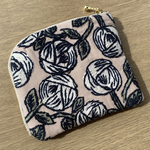 ミナペルホネン　rosy  ピンクベージュ　ミニ財布　コインケース　ポーチ