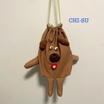 多分犬巾着バック