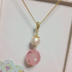 🎀ピンクのキラキラネックレス🎀