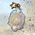 月と星の物語　オーロラアクリルキーホルダー