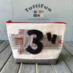 tuttifun＊No.3のツートンポーチ