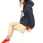 水玉パーカー♡