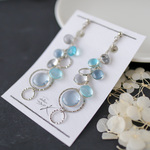 Grain color「氷とソーダ」ピアス・イヤリング