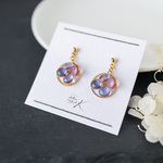 Grain color miniコロン「紫陽花」ピアス・イヤリング