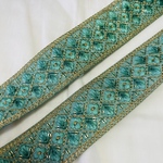 インド刺繍リボン　ファブリックリボン　A