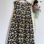 ひまわり畑🌻*.ﾟノースリーブ切替ワンピース👗