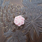 【和菓子風】桃のマスクチャーム