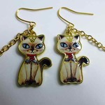 白猫プリンスのピアス☆白ねこちゃん※イヤリング可