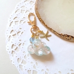 【273】感謝価格！夏の雲〜ナツノソラ〜♡くもキーホルダー　　レジン