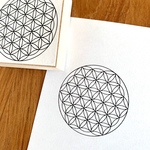 フラワーオブライフ スタンプ 神聖幾何学　運気アップの不思議なハンコ　