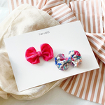 [special price] funwari ribbon clip set　※ヘアゴムに無料変更可能