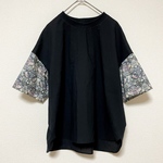 ハンドメイド◯ リバティ　タナローン   アイディールローン　Tシャツブラウス