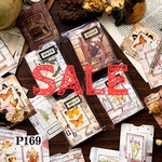 ◉在庫処分SALE◉【P169コラージュ素材】海外紙モノ　平袋　ポケット　日記　手帳　ジャンクジャーナル　アソート