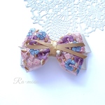 ★SALE★＊インド刺繍＊華やかリボンバレッタ