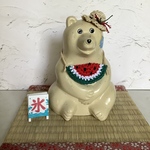 🍉北欧白くま貯金箱　お着替え小物　🍉すいかシーズン