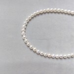 淡水真珠　ポテト　ホワイト　3.5-4mm　連　※現品限り
