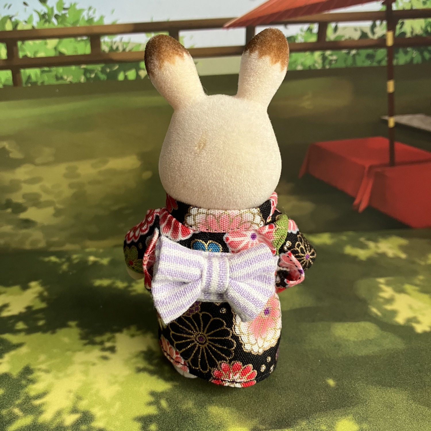 シルバニアファミリー ハンドメイド お母さん 浴衣 着物 和服 - みぃの