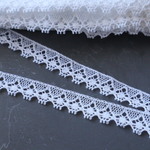 フランス 60㎝ アンティークレース C817 ホワイト