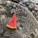 受注製作:スイカのピアス/イヤリング