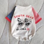 犬服！Msize！ALOHA　Tシャツ