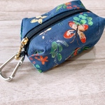 202  カラビナ付き12cmファスナーポーチ　ファスナーポーチ　キーケース　マイバッグケース　小物入れ　小さなポーチ　