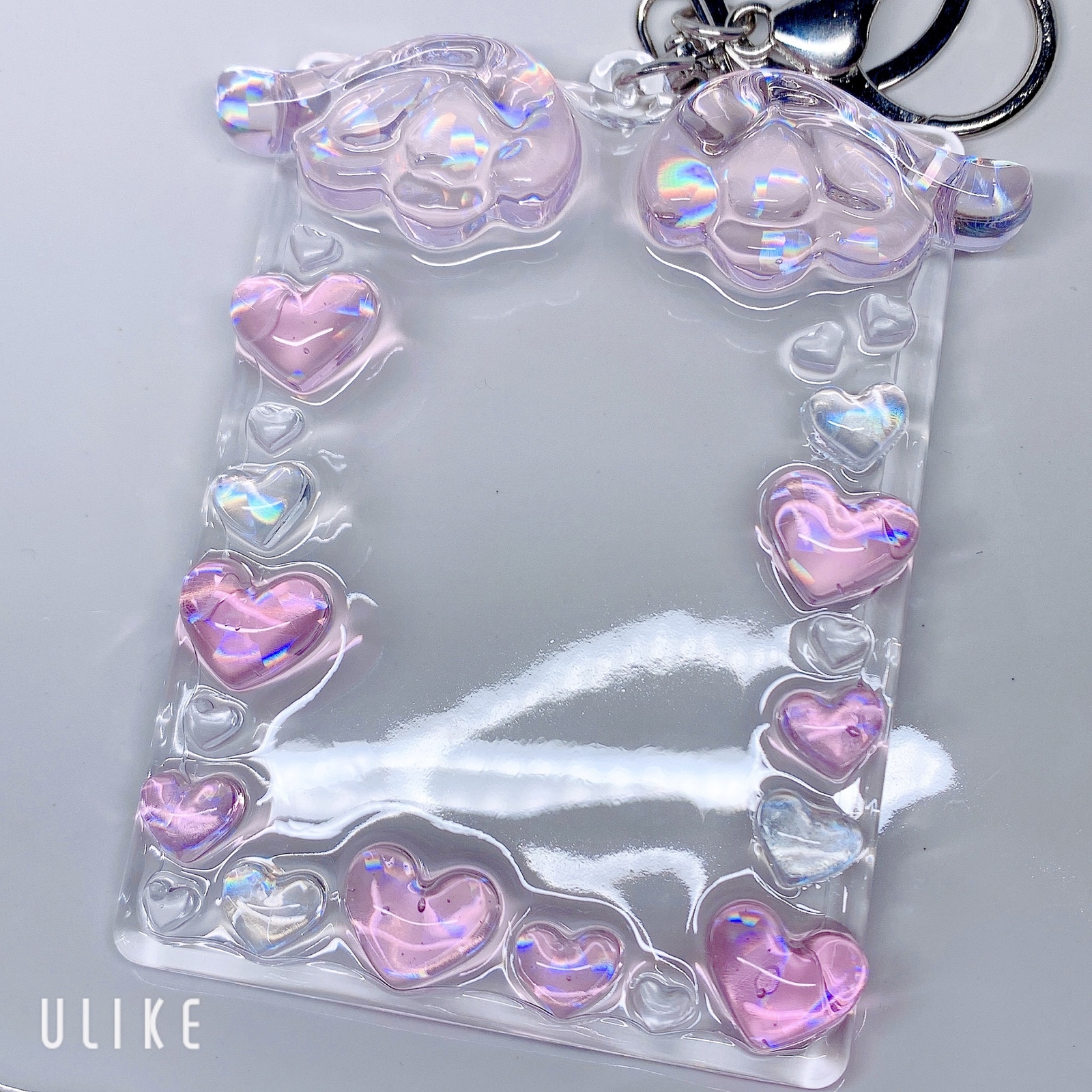 トレカケース デコ 硬質ケース レジン ハンドメイド ꫛꫀꪝ✧‧˚】硬質ケース デコ トレカケース レジン ハンドメイド