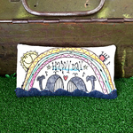 ペアクジラ刺繍メガネケース