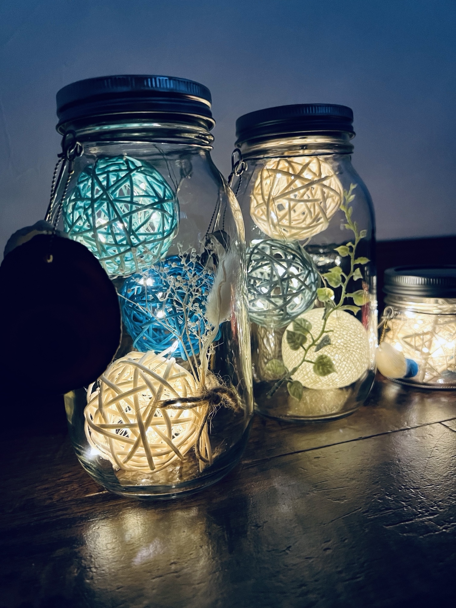 ソネングラスガラスランタン 3個セット バラ売り可 受注作成ソーラー