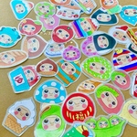 おっさんシール（大10枚と小10枚の計20枚入）