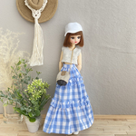 杢ベージュタンク リカちゃん1/6ドール服