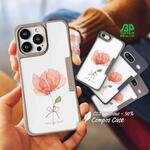 iPhone15/iPhone15Pro/iPhone15Plus/iPhone15ProMax/iPhone14/花柄 エコスマホケース "ピンクの花 困難に打ち勝つ" 