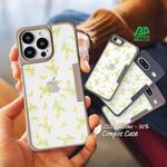 Xperia10VSO-52D/SOG11/GooglePixel7/GooglePixel7a/iPhone14/花柄 エコスマホケース ミモザ（ホワイト） 