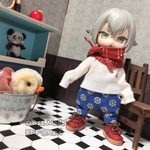 ノーマルsize サルエルパンツ（プロヴァンス）/ブルー/単品