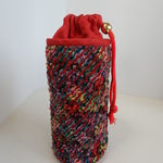 PL-1 ペットボトルホルダー　大　（500ｍｌ） flower-red